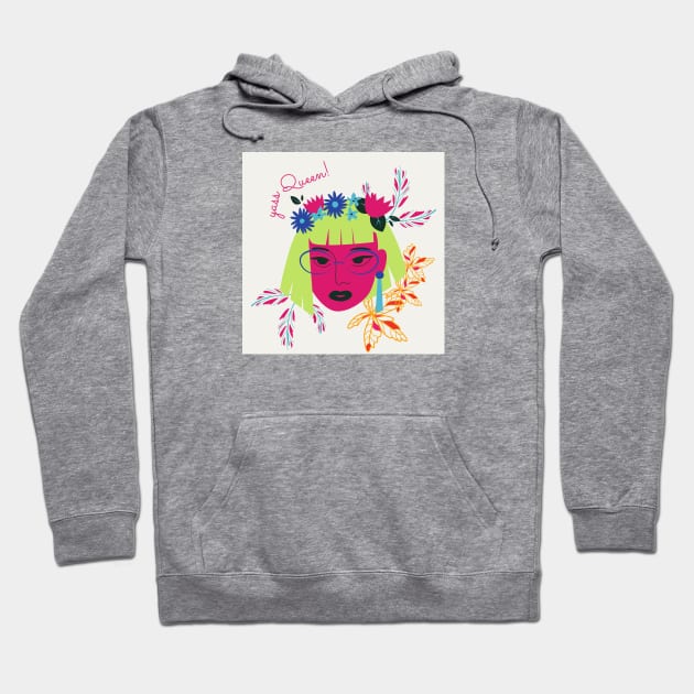 Yass Queen - Aesthetic Savage Design Hoodie by Moshi Moshi Designs